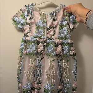 Floral Embroidered Dress